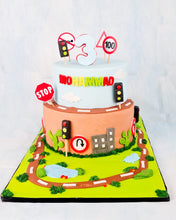 Load image into Gallery viewer, Car theme cake