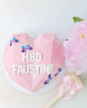 Load image into Gallery viewer, Birthday Breakable Heart with Edible Butterflies