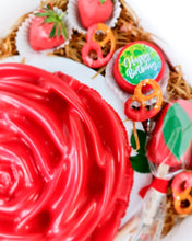 Load image into Gallery viewer, Red flower Treat Box