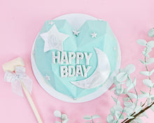 Load image into Gallery viewer, Birthday Breakable Heart with Moon and Stars